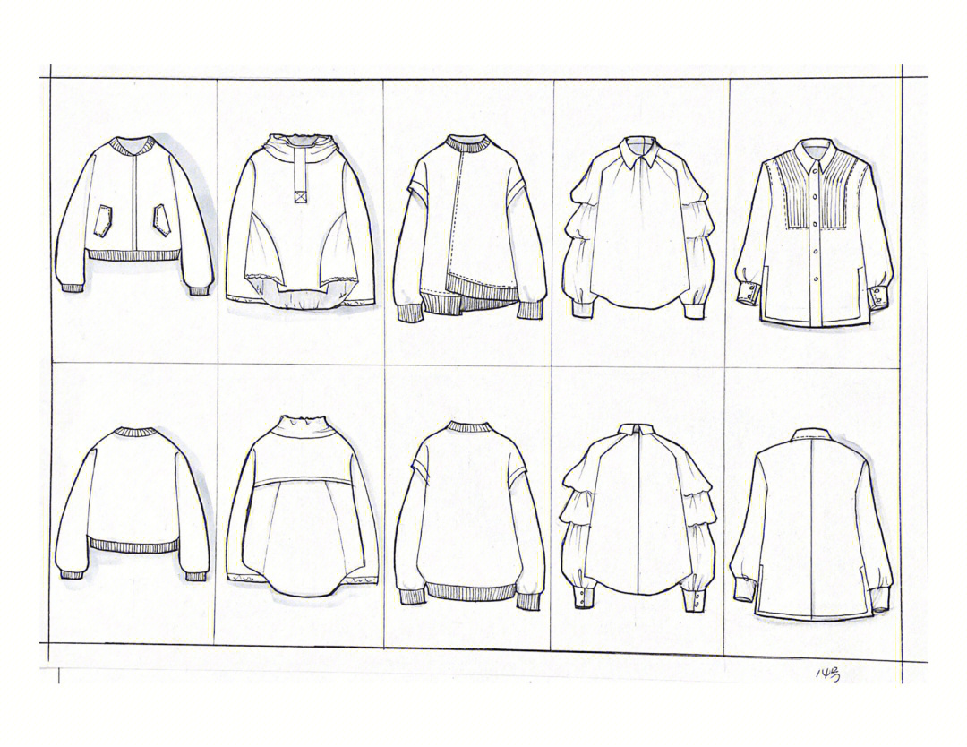 手绘服装设计一系列7产品工业素材免费下载(图片编号:52.